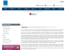 Tablet Screenshot of infocusinternational.com